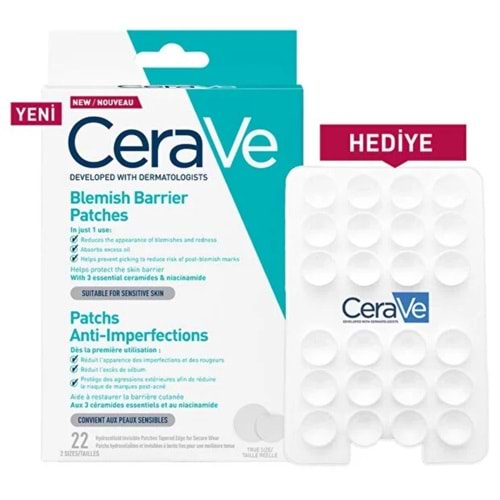 Cerave Blemish Barrier Patches 22 Adet +Telefon Tutacağı Hediyeli