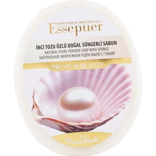 Essepuer İnci Tozu Süngerli Sabun 135 gr