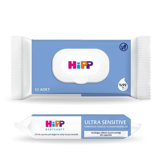 Hipp Ultra Sensitive Islak Mendil 52li