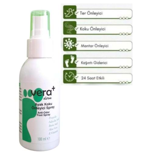 Vera Ayak Koku Önleyici Sprey 100ml