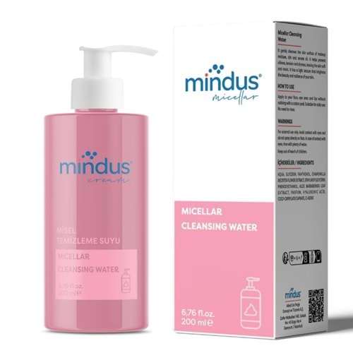 Mindus Micellar Makyaj Temizleme Suyu 200 mL