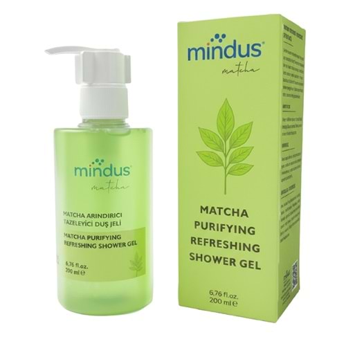Mindus Matcha Arındırıcı Tazeleyici Duş Jeli 200 mL