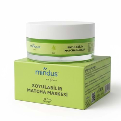 Mindus Matcha Soyulabilir Maske 50 mL