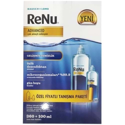 Renu Advanced 360Ml +100 Ml Hediyeli Tanışma Paketi