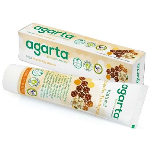 Agarta Bitkisel Diş Macunu Propolis Hassasiyete Karşı Koruma 100Ml