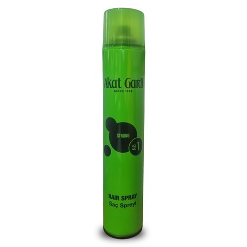 Akat Gardi Saç Spreyi Strong Hold No:1 400Ml Yeşil