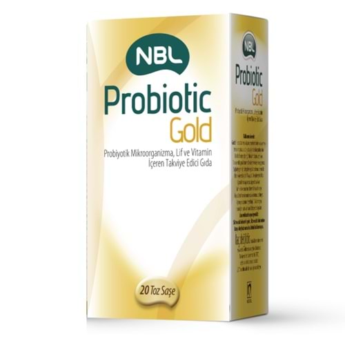 NBL Probiotic Gold Takviye Edici Gıda 20 Toz Saşe