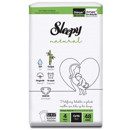 Sleepy Bebek Bezi 2 Li Jumbo No:4 48Li