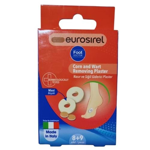 Foot Doctor Yuvarlak Nasır ve Siğil Bandı Seti 8+9 Adet
