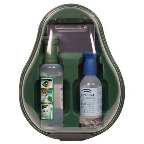 Drop Kombine Göz Duşu İstasyonu (Mavi 250ml--Yeşil 500ml)