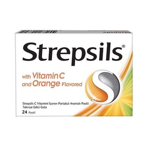 Strepsils C Vitamini Aromalı Pastil 24Lü (Yeni)