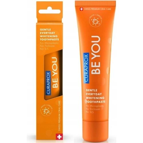 Curaprox Be You Beyazlatıcı Diş Macunu 60 mL, Şeftali ve Kayısı