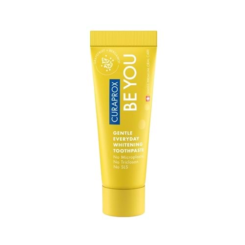 Curaprox Be You Diş Macunu 10 mL, Sarı, Greyfurt ve Bergamot