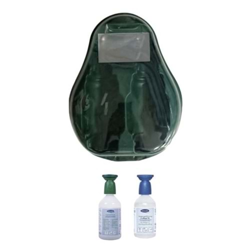 Actiomedic-Kombine Göz Duşu İstasyonlu (1 Mavi 250ml-1 Yeşil 500ml)