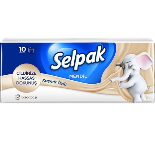 Selpak Mendil Kaşmir Özlü 10Lu Paket