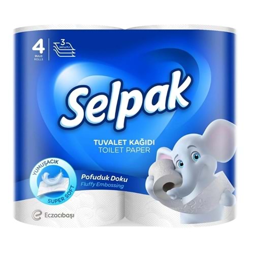 Selpak Tuvalet Kağıdı 4lü