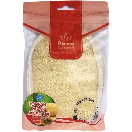Derma Naturel Loofah (Kabak) Yüz ve Banyo Lifi