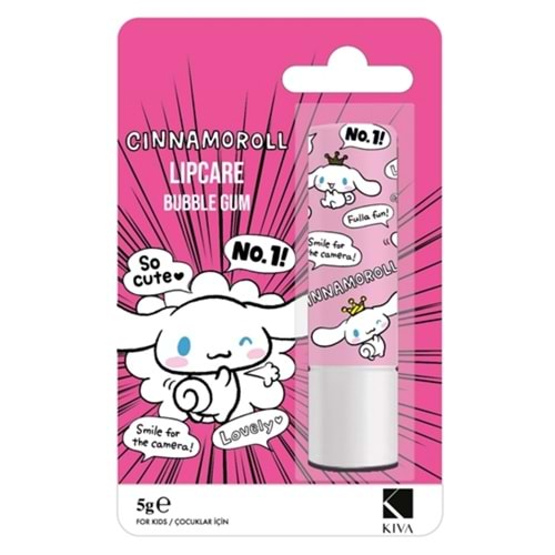 Kiva Cinnamoroll Lip Balm Çocuk Bubble Gum 5g