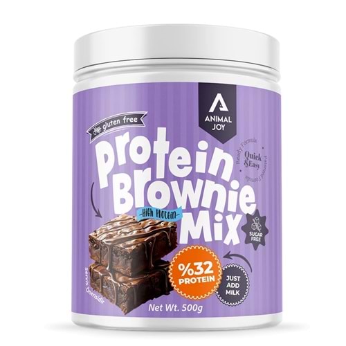 Animal Joy Protein Brownie Mix %32 Protein 500gr