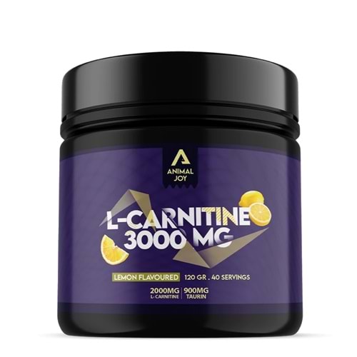 Animal Joy L-Carnitine 3000mg Limon Aromalı 120gr/40 Servis