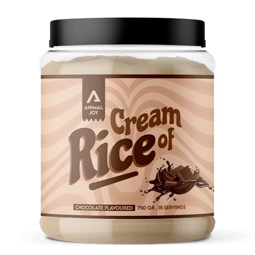 Animal Joy Rice Cream Çikolata Aromalı 750gr/15 Servis