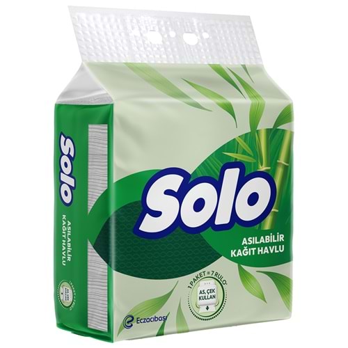 Solo Asılabilir Kağıt Havlu 1 Paket=7 Rulo