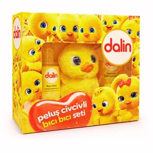 Dalin Peluş Civciv Hediyeli Bıcı Bıcı Seti (Şampuan 400 mL + Kolonya 150 mL)