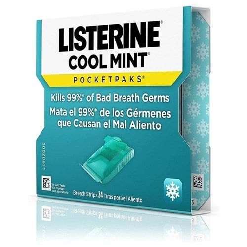 Listerine Cool Mint Nefes Tazeleyici Strip 24lü