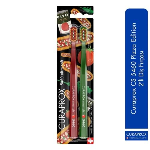 Curaprox CS 5460 Duo Pizza Edition Diş Fırçası 2li