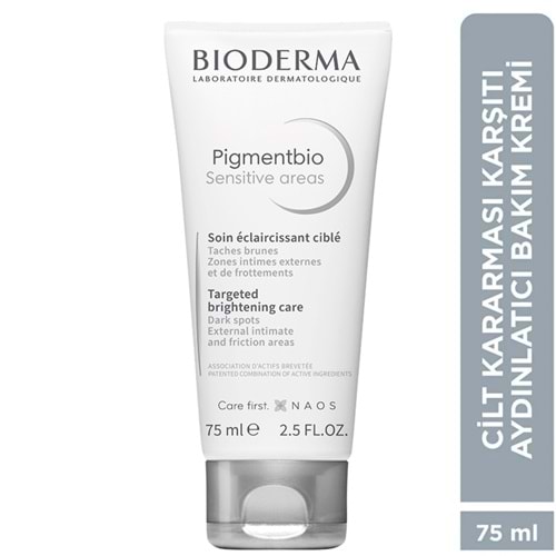 Bioderma Pigmentbio Sensitive Areas Hassas Bölgeler için Kararma Karşıtı Krem 75 mL