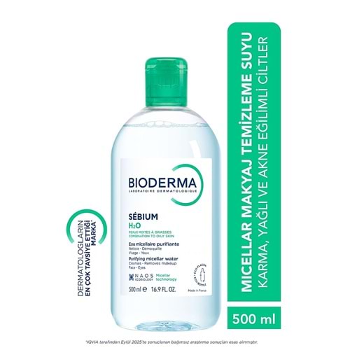 Bioderma Sebium H2O 500Ml Yeşil