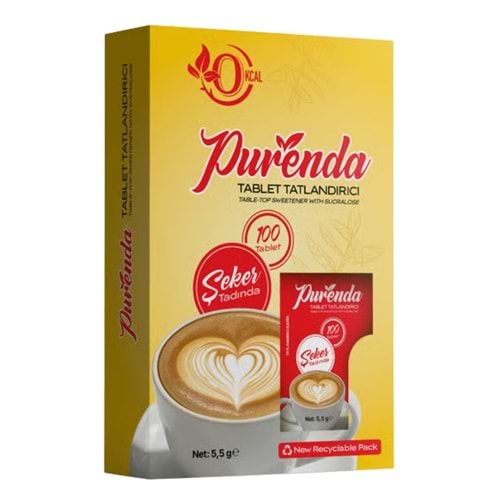 Purenda Tatlandırıcı, 100 Tablet