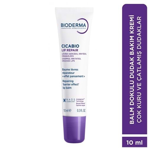 Bioderma Cicabio Lip Repair Dudak Kremi 10 mL