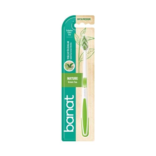 Banat Diş Fırçası Nature Green Tea Orta