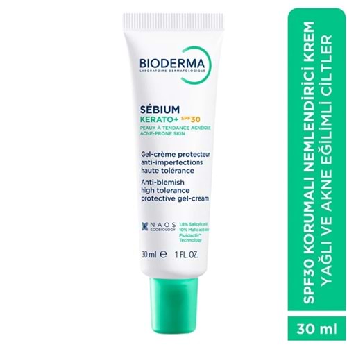 Bioderma Sebium Kerato+ SPF30+ Bakım Kremi 30 mL