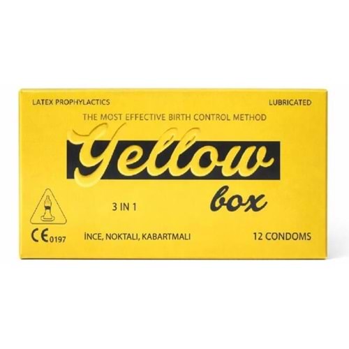 Yellow Box Prezervatif 12lli