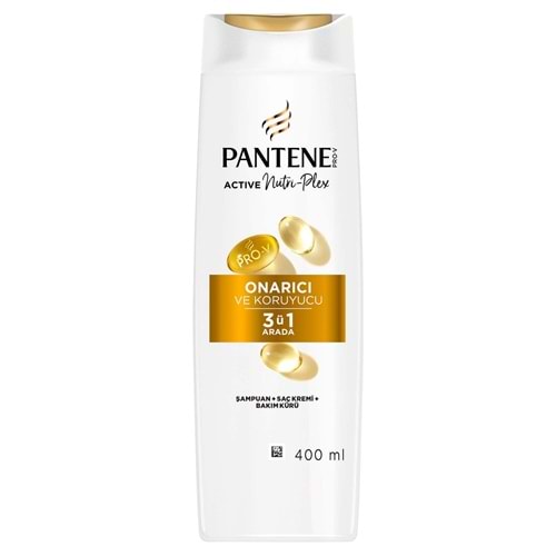 Pantene Onarıcı ve Koruyucu Şampuan 3ü1 Arada 400Ml