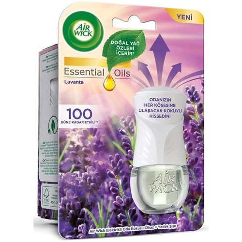 Air Wick Elektrikli Oda Kokusu Cihaz + Yedek Likit Lavanta