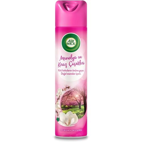 Air Wick Oda Kokusu Sprey Manolya & Kiraz Çiçekleri 300Ml