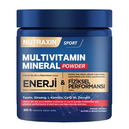 Nutraxin Multivitamin Mineral Powder 300 gr