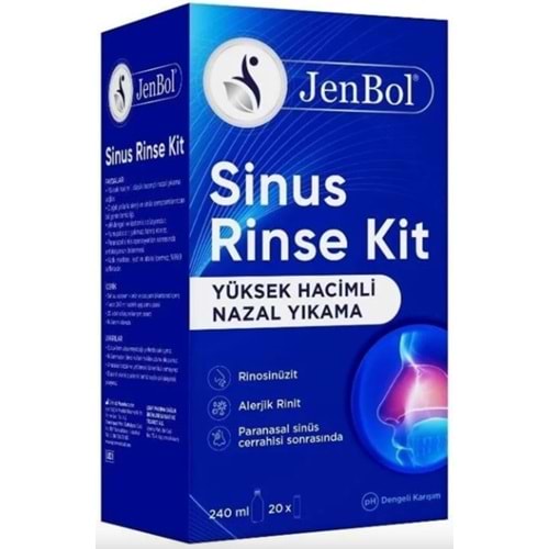 Jenbol Burun ve Sinüs Temizleme Kiti 240ml 20Li