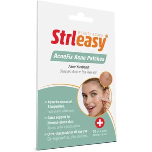Strleasy Acnefix Akne Yarabandı 36Lı