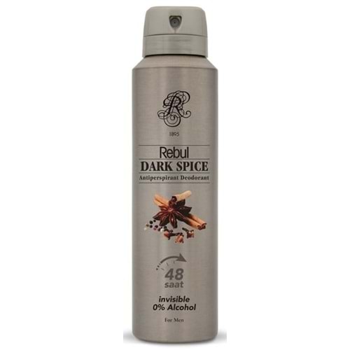 Rebul Deodorant Dark Spice 150Ml Erkekler İçin