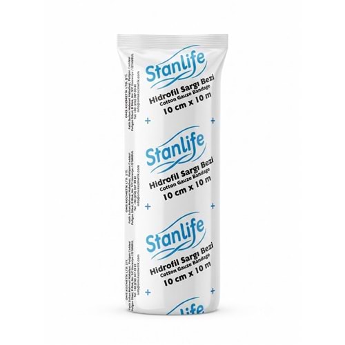 Stanlife Hidrofil Sargı Bezi 10 cm x 10 mt