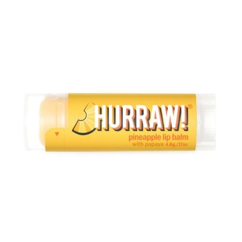Hurraw Pineapple Lip Balm 4,8 gr (Ananaslı)