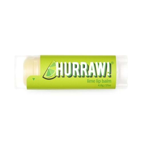 Hurraw Lime Lip Balm 4,8 gr (Limon)