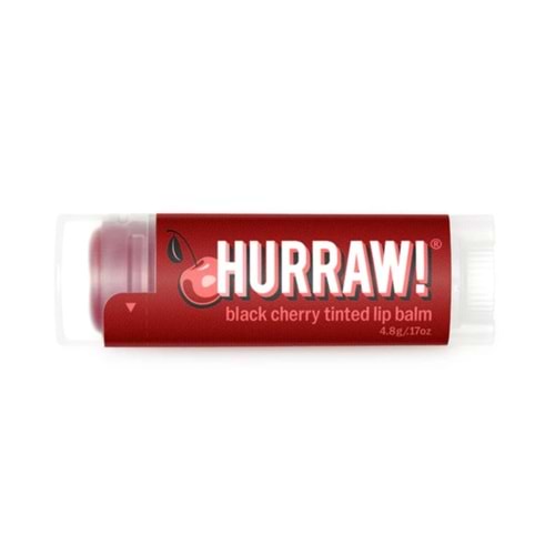 Hurraw Black Cherry Tinted Lip Balm 4,8 gr (Vişne)