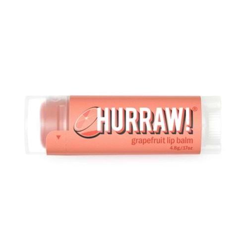 Hurraw Grapefruit Lip Balm 4,8 gr (Greyfurt)