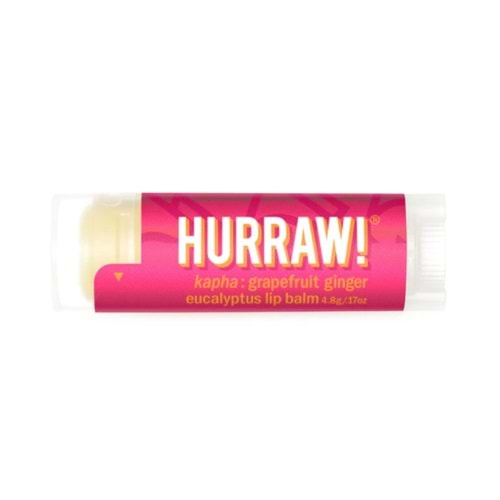 Hurraw Kapha Lip Balm 4,8 gr (Greyfurt - Zencefil - Okaliptus)