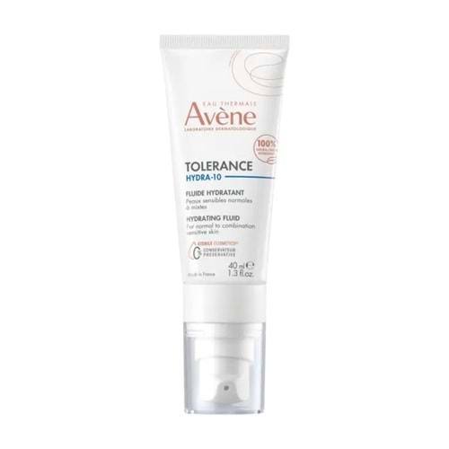 Avene Tolerance Hydra-10 Hydrating Fluid Hassas ve Normal Ciltler için Nemlendirici Krem 40 mL